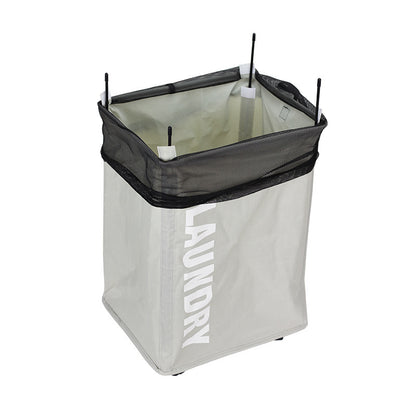 Foldable Laundry Basket with Wheels - Oxford Cloth Hamper