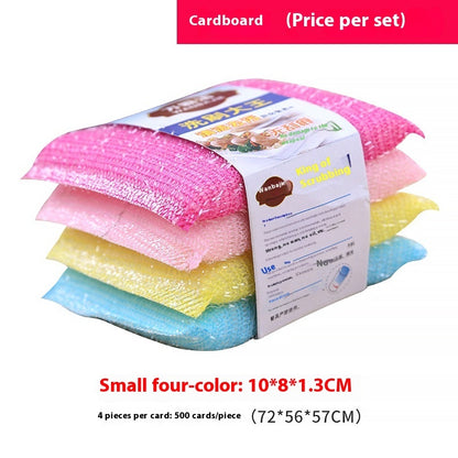 Reusable Sponge Dishwashing Brush - Eco-Friendly Kitchen Scrubber