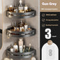 Punch-free Toilet Plastic Triangle Storage Rack