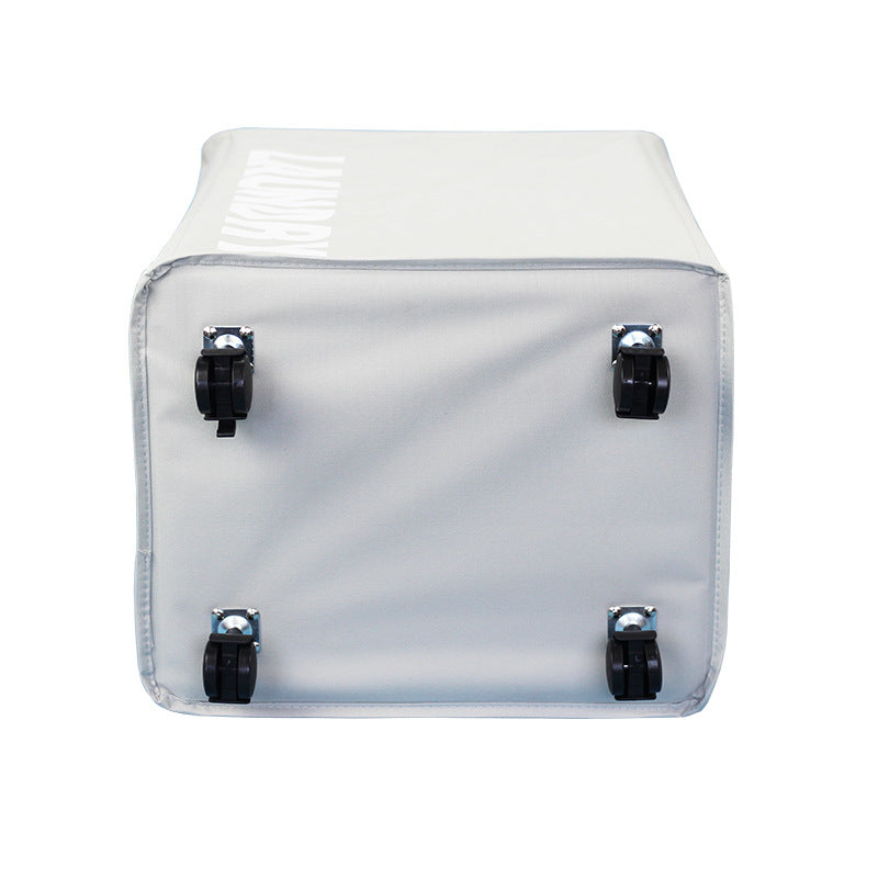Foldable Laundry Basket with Wheels - Oxford Cloth Hamper